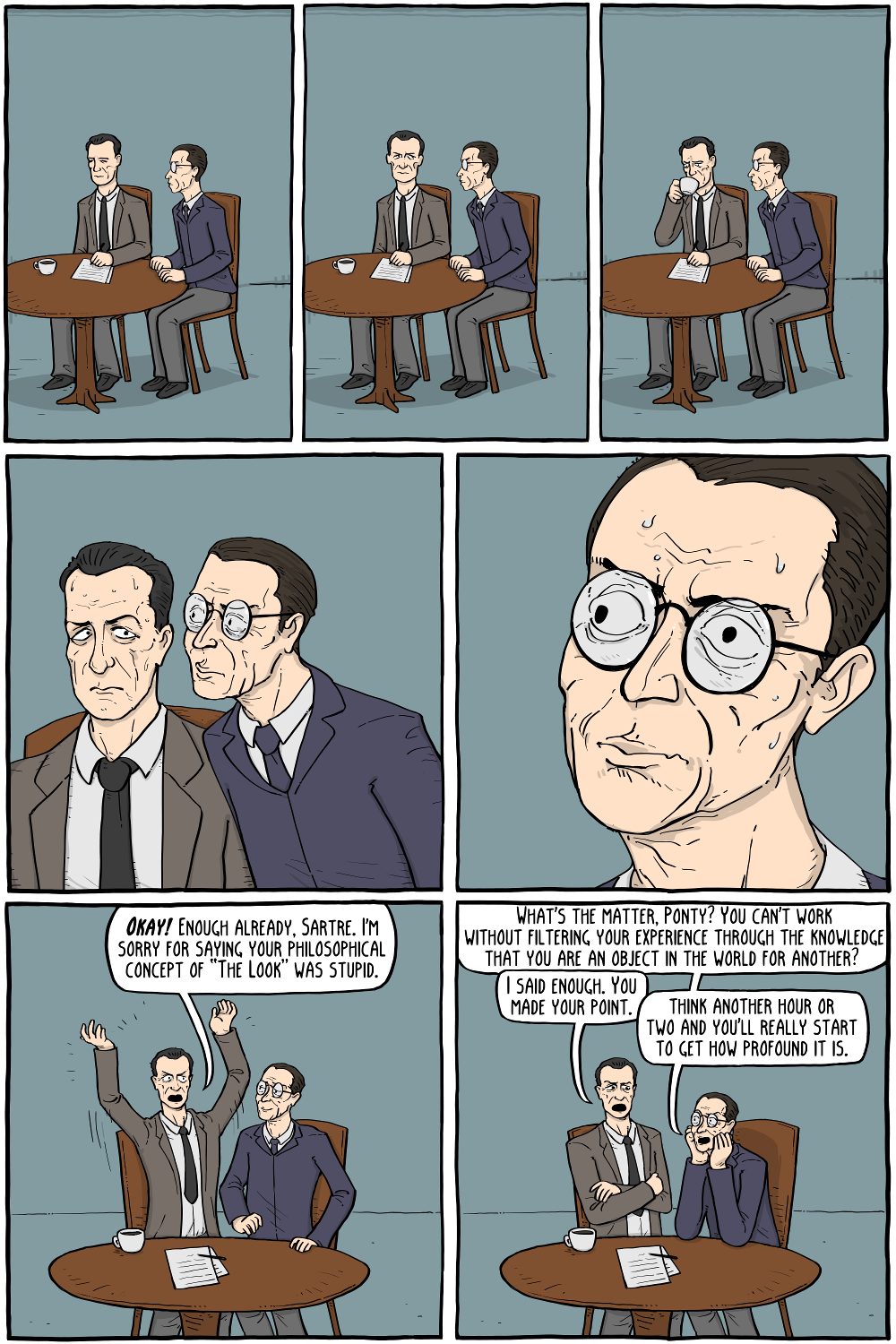 The look by existential comics